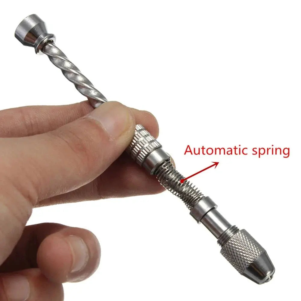 Hand Drill Jewelry Craft Hand Manual Drill Chuck Mini Hand Twist Drill Bit Suit Micro Hobby Craft Jewelry Wood Mini from PriceLows™