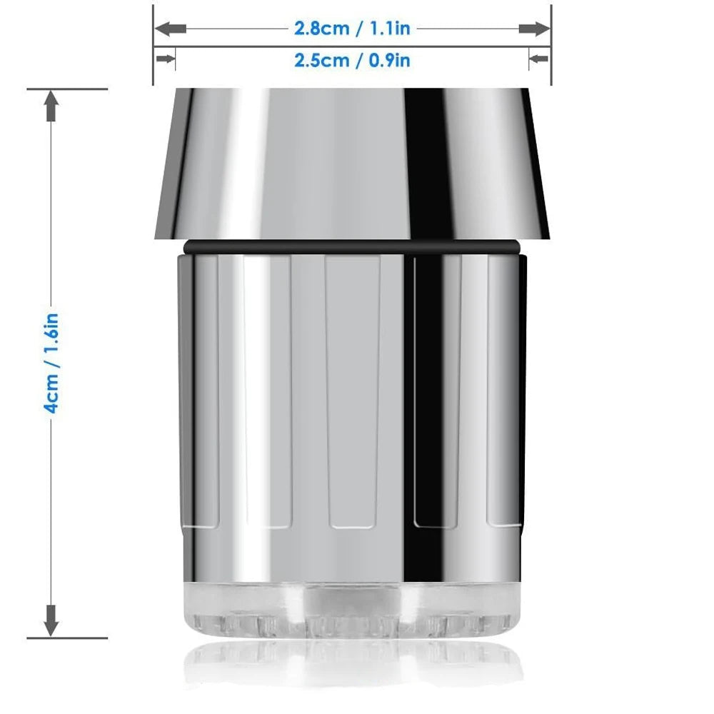 7-Color Change Automatically LED Faucet Head Glow Water Saving Stream Light Faucet Aerator Tap Nozzle for Kitchen Bathroom from PriceLows™
