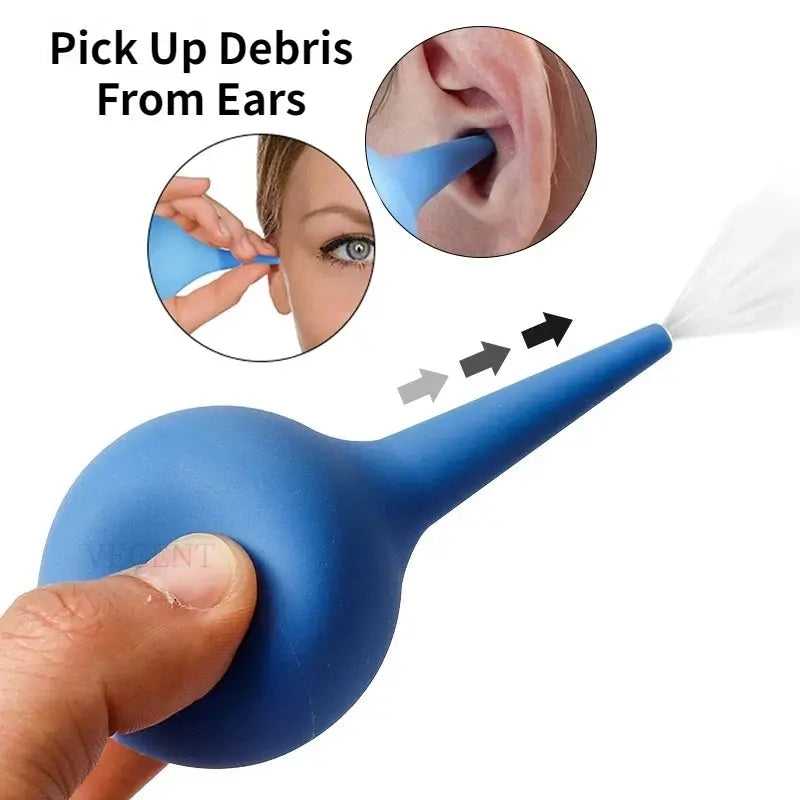 Ear Wax Removal Lrrigation Cleaning Kit Ear Syringe Air Blower Pump Dust Cleaner from PriceLows™