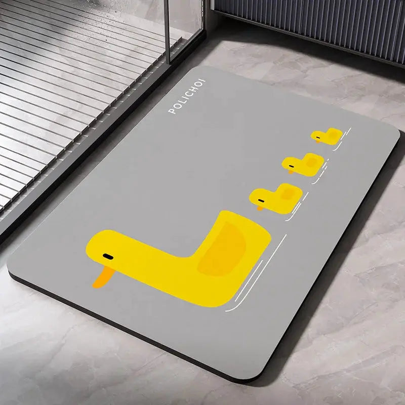 Diatomite Bath Mats Bathroom Absorbent Anti Slip Floor Mat Foot Carpet Quick Dry Shower Toilet Rug Doormat Washable from PriceLows™
