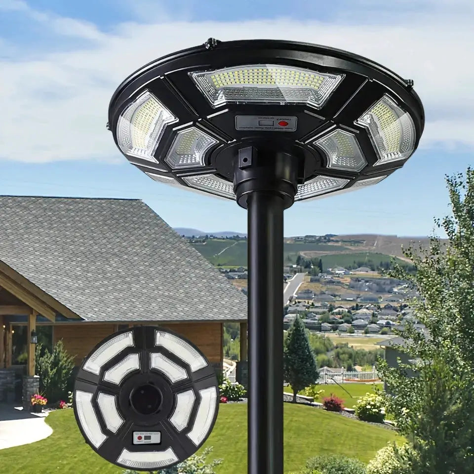 Solar Powered Outdoor Yard Light UFO Solar Charging Courtyard light Automatic On/Off from Dawn to Dusk source With Motion Sensor from PriceLows™