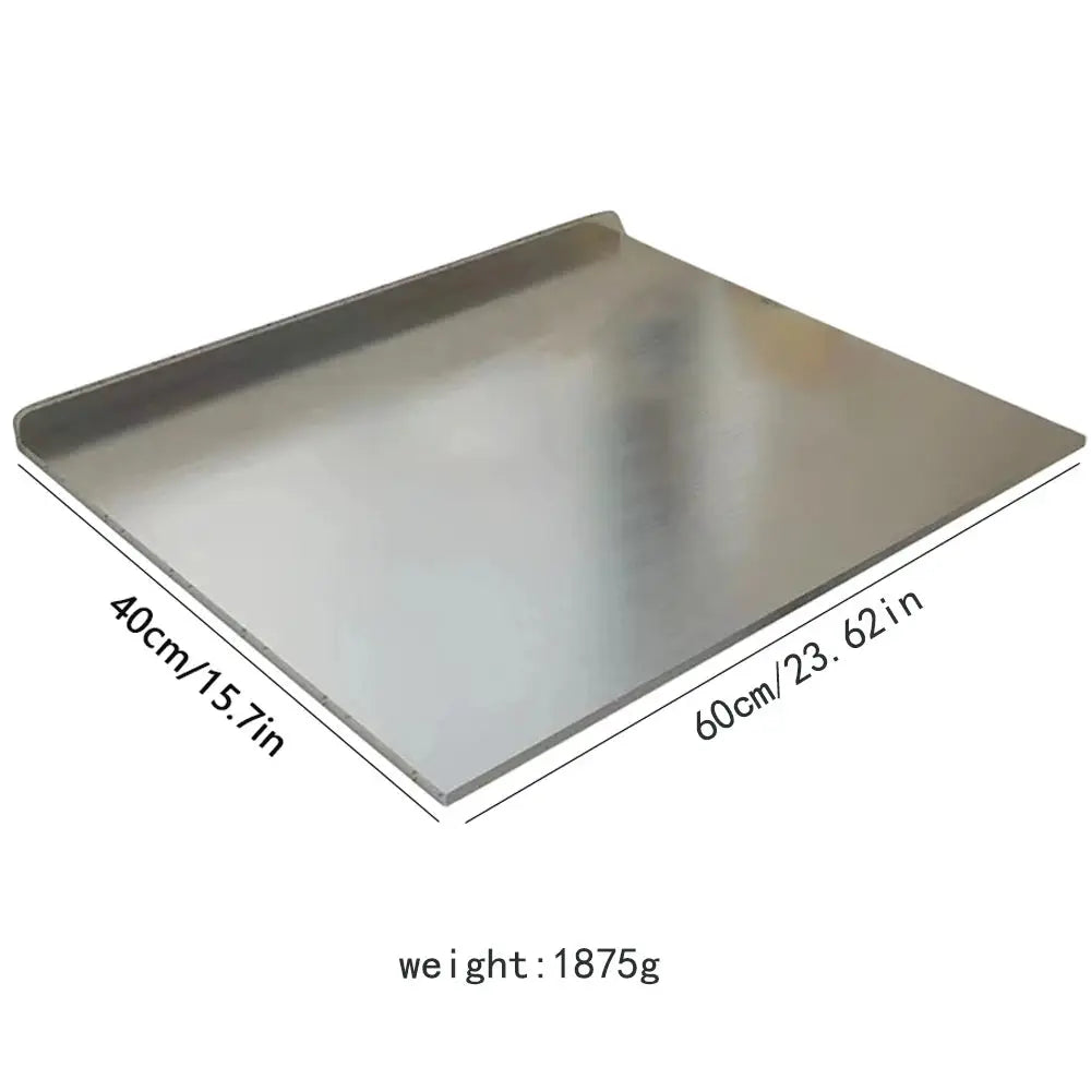 L Shaped Cutting Board | Double Sided | Stainless Steel | Large