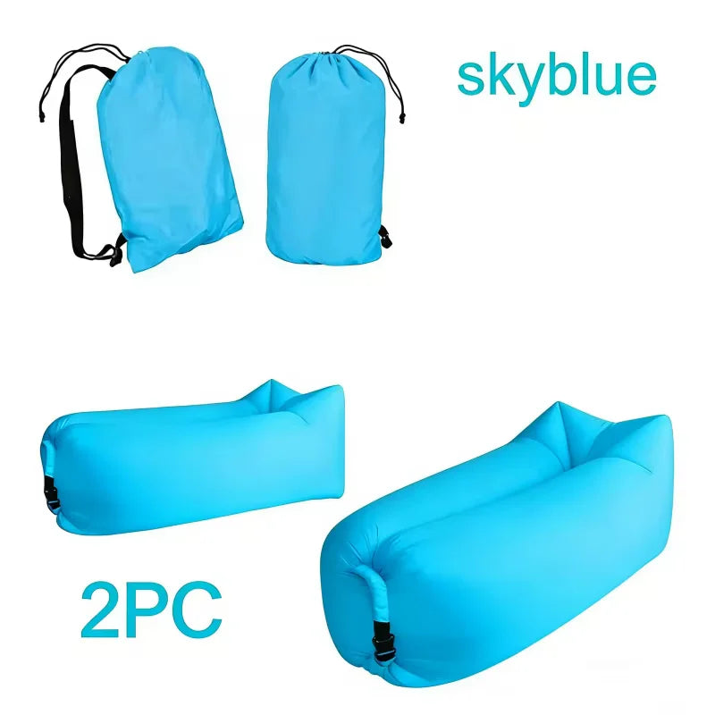 Inflatable Lounger | Extra Thick | Quick Inflation | Outdoor Use