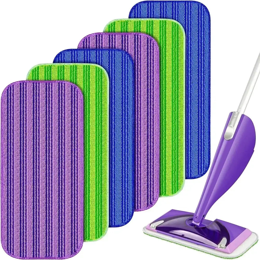 Reusable Microfiber Mop Pads for Swiffer Wet Jet, Wet and Dry Pad, Household Dust Cloth, Cleaning Accessories, 2Pcs from PriceLows™