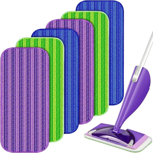 Reusable Microfiber Mop Pads for Swiffer Wet Jet, Wet and Dry Pad, Household Dust Cloth, Cleaning Accessories, 2Pcs from PriceLows™
