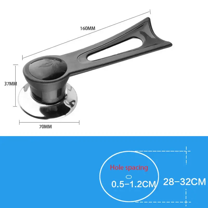 Lid Handle Knob Cover | Stainless Steel Plastic | Universal Fit | One Size