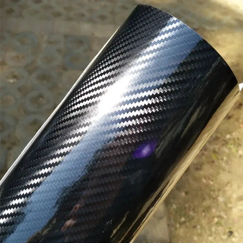 Ultra Glossy Carbon Fiber Vinyl Car Wrap Film Bubble Free For Car Sticker Laptop Skin Phone Cover Motorcycle Vehicle Decal from PriceLows™