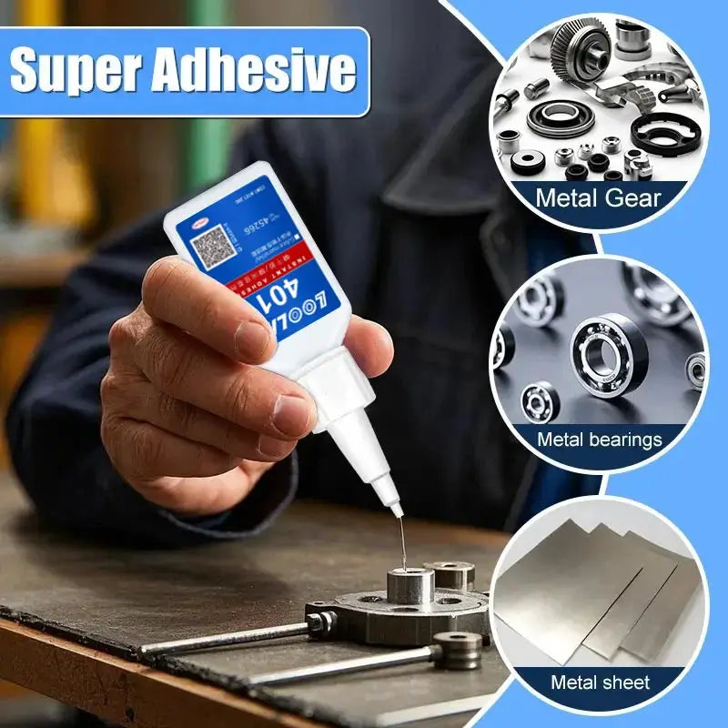 Super Glue | 20 ml Capacity | 10 Sec Dry Time | Model 401 406 Universal