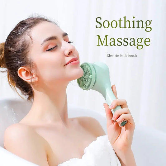Electric Facial Cleansing Brush | Rechargeable USB | Detachable Heads