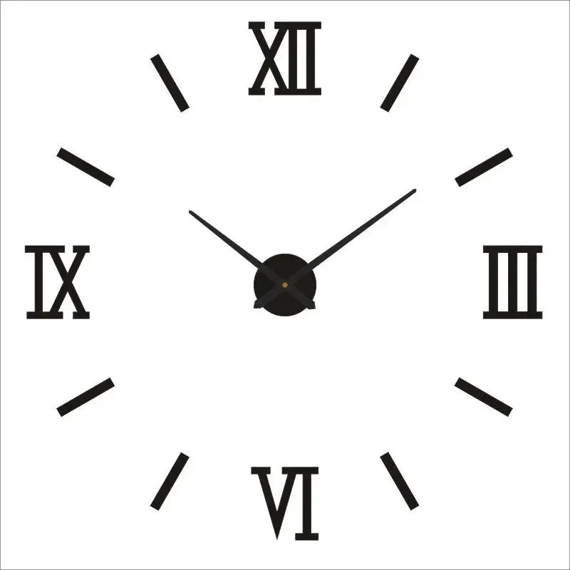 Large 3D Wall Clock Luminous Classic Wall Clocks DIY Digital Clock Wall Watches Stickers Silent Clock for Home Living Room Table from PriceLows™