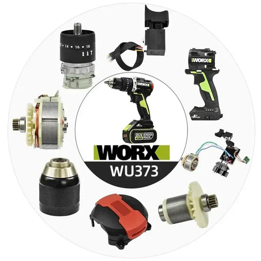 Orginal new Switch Driver motor reducer casing toothed wheel shell chuck parts for WORX WU373 Electric screwdriver from PriceLows™