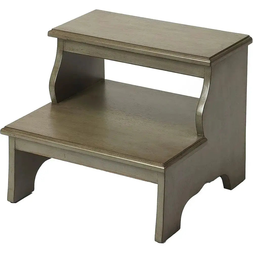 Melrose Wood Step Stool - Gray from PriceLows™