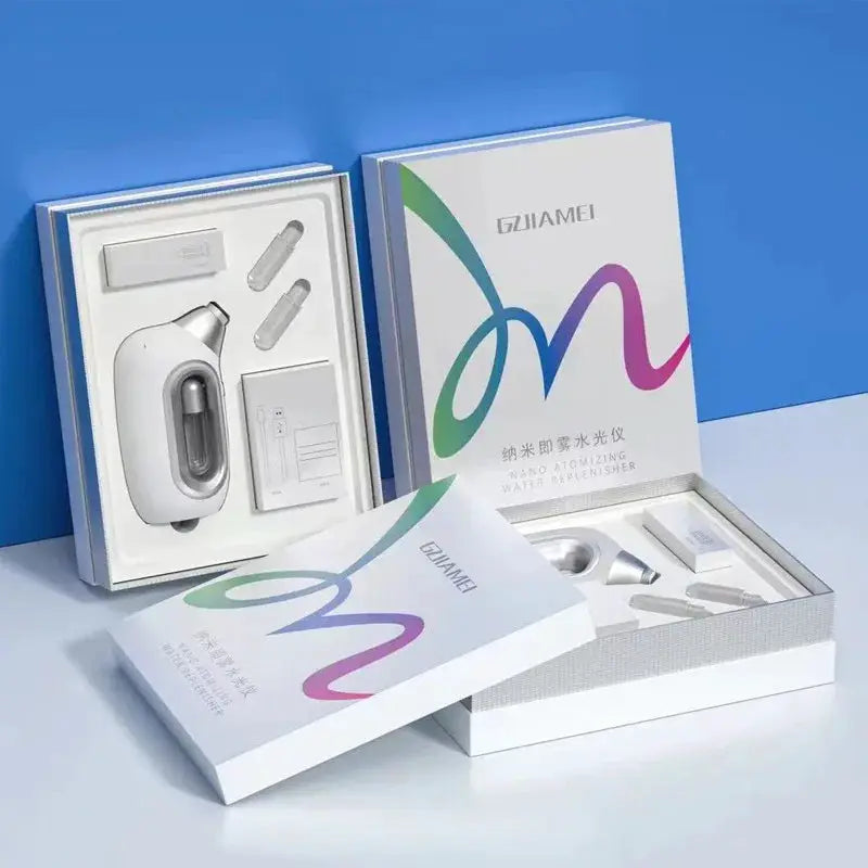 Portable Facial Steam Generator | Rechargeable Oxygen Vaporizer | Skin Rejuvenation | CE Certified