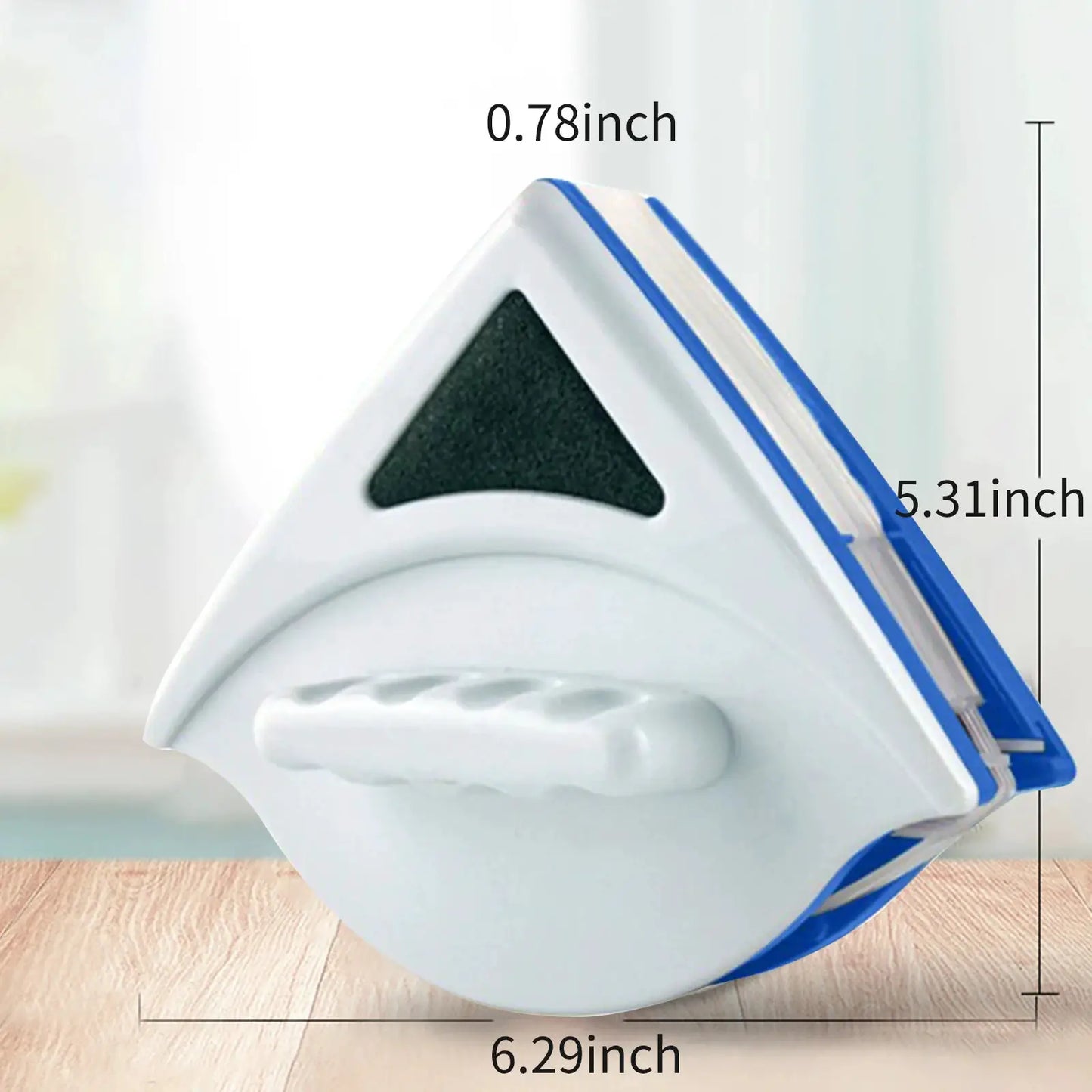 Magnetic Window Cleaner | Automatic Water Discharge | Double Layer Wiper