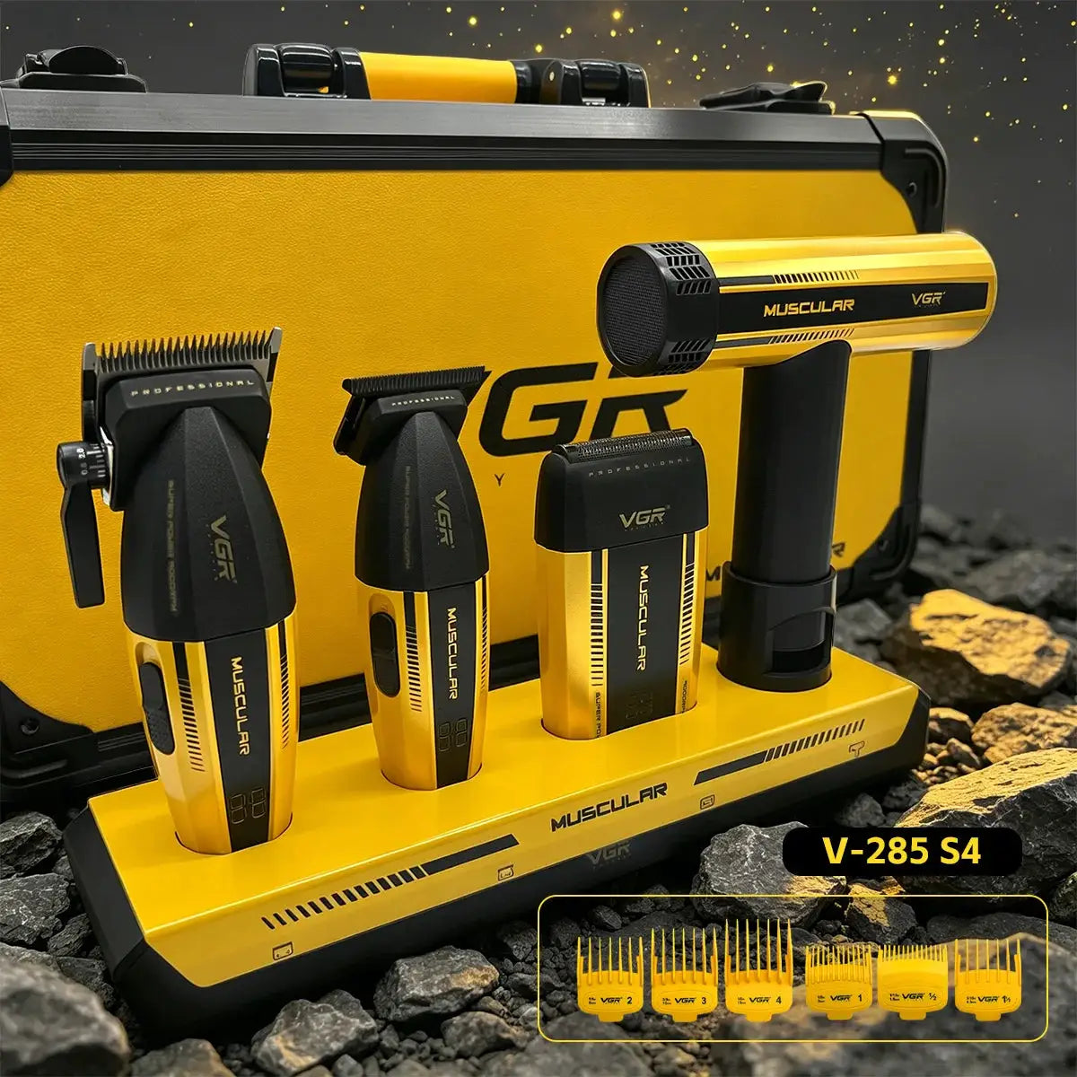 Hair Clippers | 9000 RPM Motor | 4 in 1 DLC Blade | V285 S4