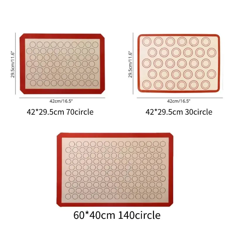 Silicone Baking Mat | Non-Stick | Macaron Friendly | Multiple Sizes