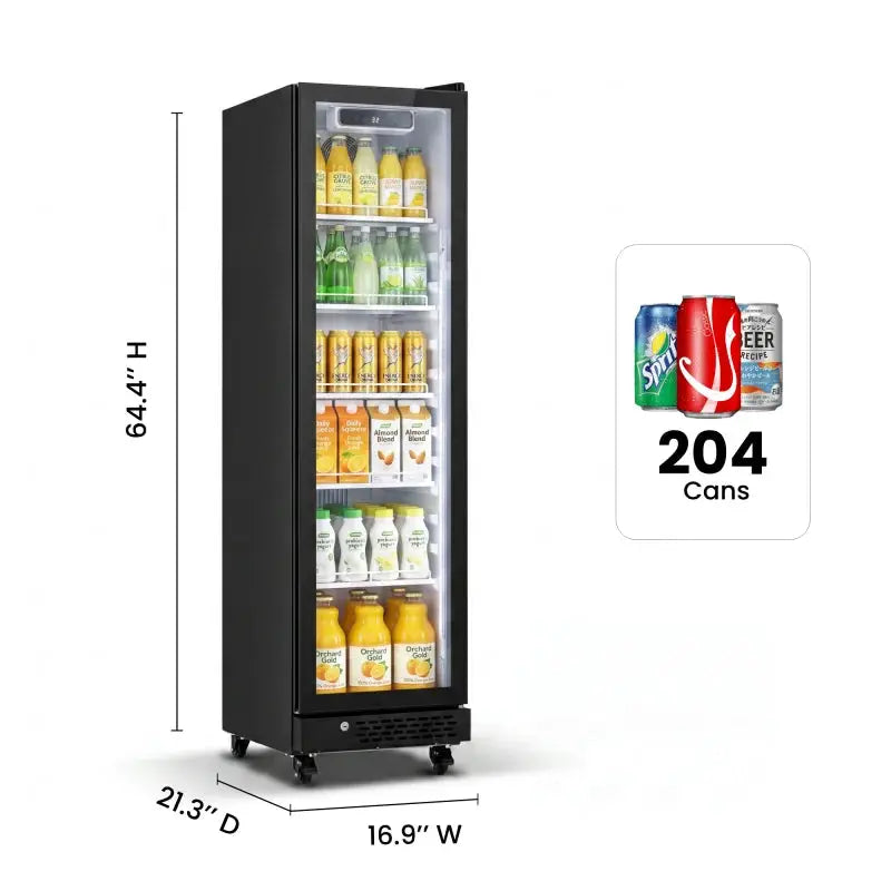 Commercial Freezer Glass Door Beverage Display Cabinets Upright Refrigerator Fresh Cabinet Mini Bar Fridge from PriceLows™