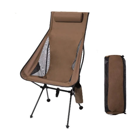 Folding Camping Chair | Aluminum Alloy Frame | Headrest | One Size