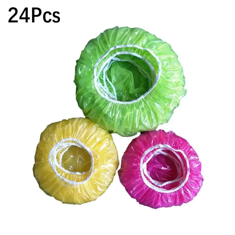 Food Storage Lids | Highly Elastic Fit | Reusable And Eco Friendly | 24 Pack