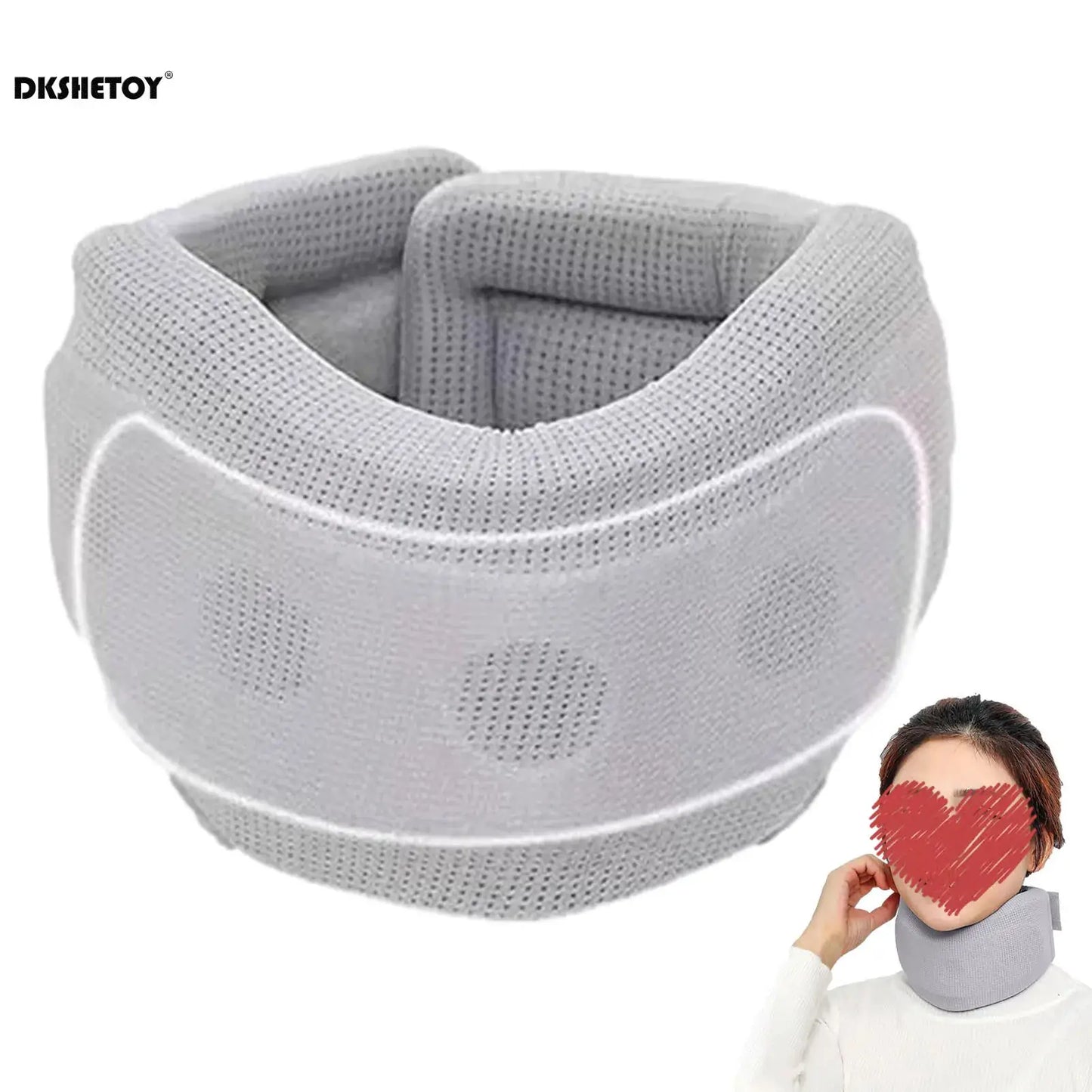 Neck Support Brace | Memory Foam | Cervical Collar | Retractor Design