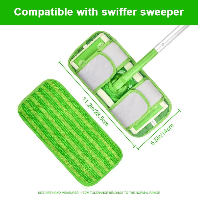 1pc Reusable Mop Pads for Swiffer Sweeper Washable Microfiber Wet Pads Refills Dry Sweeping Cloths for Wet Dry Floor Cleaning from PriceLows™