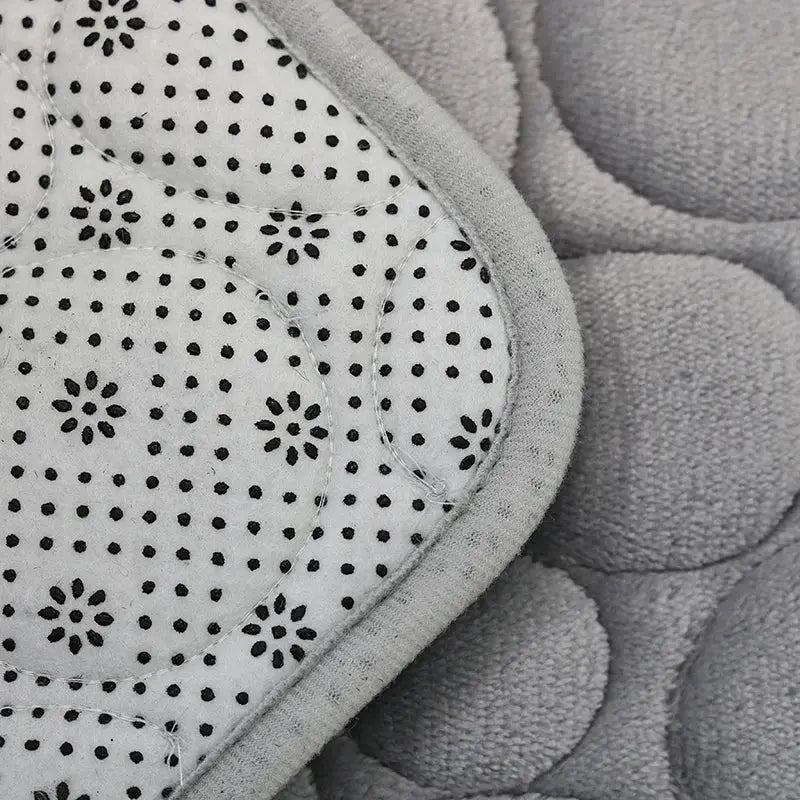 1 Set of Solid Color Simple Bathroom Water-absorbing and Non-slip Floor Mat Stone Pattern, Comfortable and Soft, Three-piece Set from PriceLows™