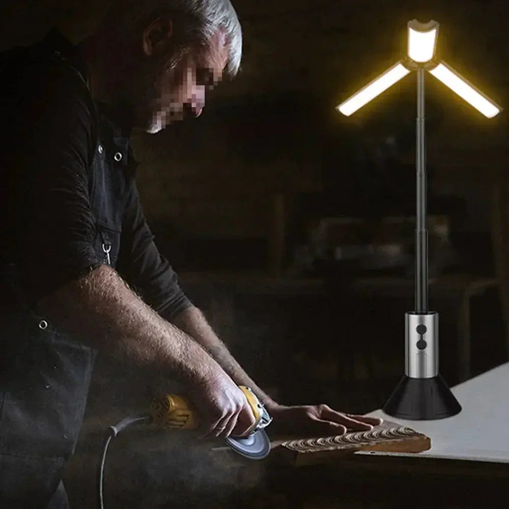 Camping Lantern | USB Rechargeable | LED Bulb | Foldable Stand Base
