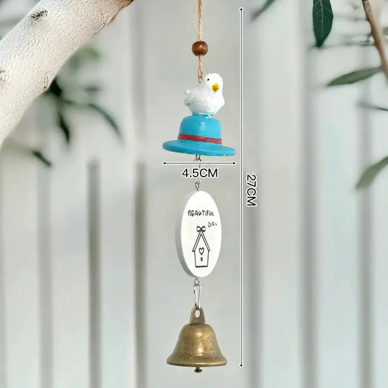 Resin Wind Chime Ornaments Totoro Wind Chime DIY Craft Gifts for Home Garden Decor from PriceLows™