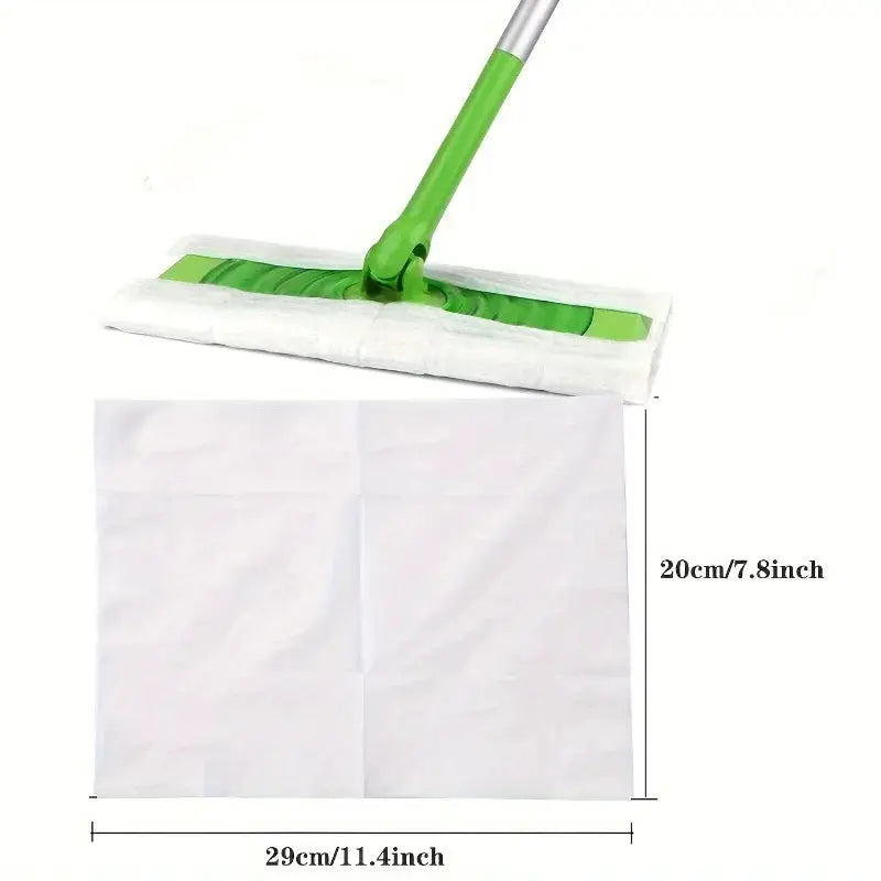 30pcs Multi-Surface Microfiber Disposable Mop Cloths | Wet & Dry Use from PriceLows™