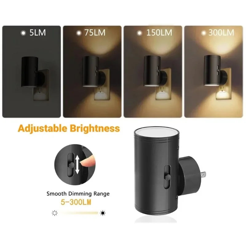 Night Light | Dimmable LED | Auto Light Sensor | Wall Plug