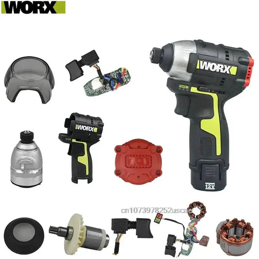 Orginal new Switch Driver motor reducer casing toothed wheel shell chuck parts for WORX WU132 Electric screwdriver from PriceLows™
