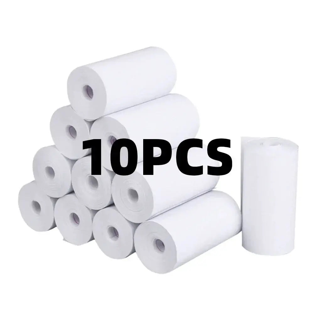Thermal Paper | 57x25mm | 10 Rolls White Paper for Kids Camera