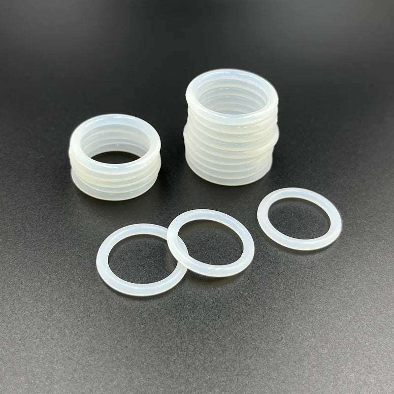 White Silicone O-ring VMQ O Ring Seal Gasket CS 1.5/2.0/2.4/3.1mm Insulated Waterproof Washer Round O Shape Oring Kit from PriceLows™
