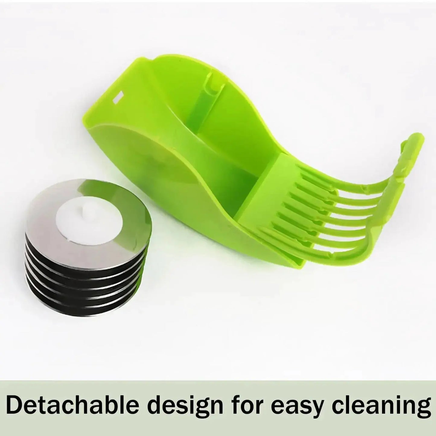 Vegetable Chopper | 6 Stainless Steel Blades | Detachable Herb Roller | One Size