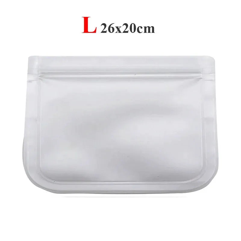 Reusable Food Storage Bag | 80ml Capacity, Leakproof | PEVA Material | One Size