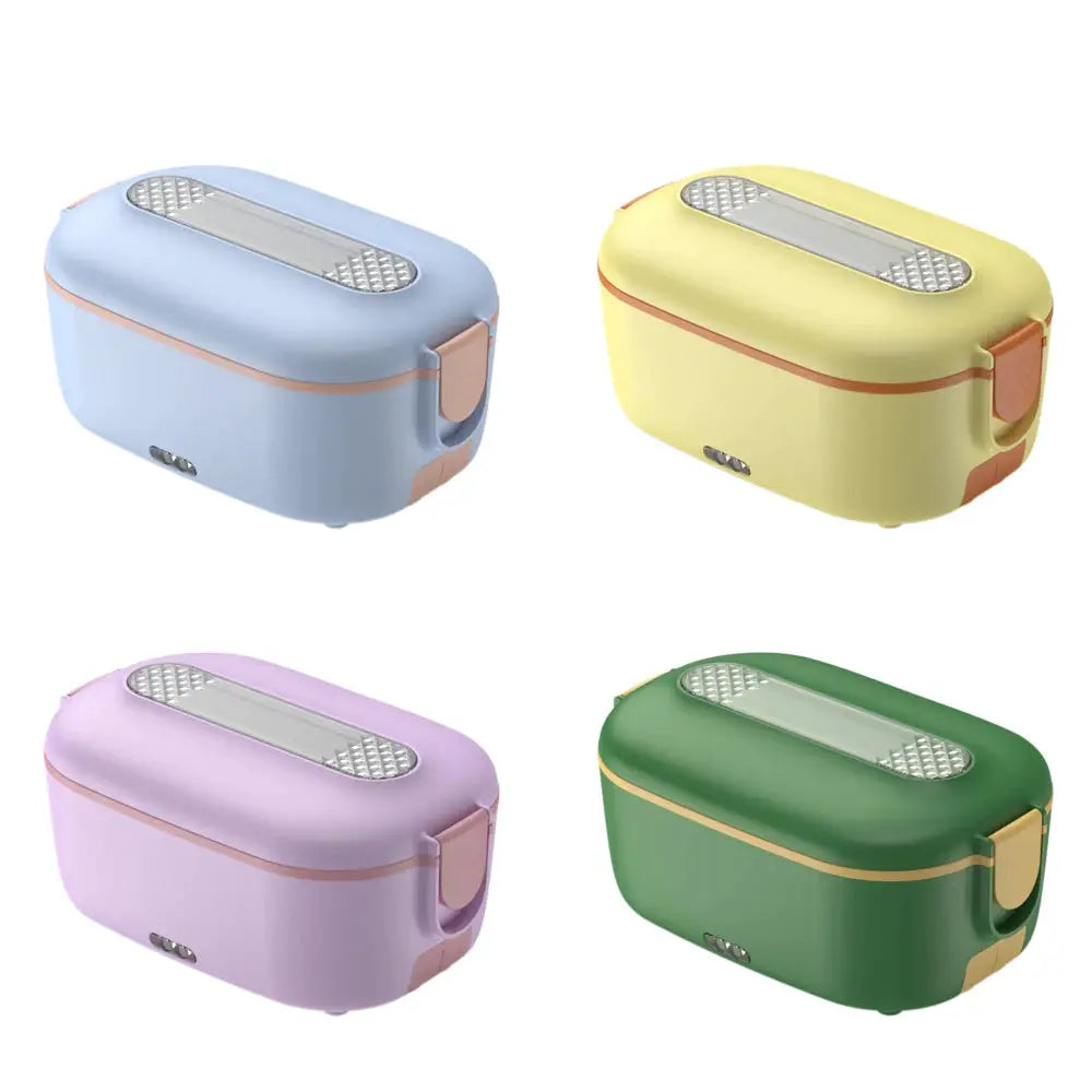 Portable Food Warmer Heated Electric Lunch Box with Stainless Steel 5-In-1 Portable Food Warmer Lunch Box for Car Home Office from PriceLows™