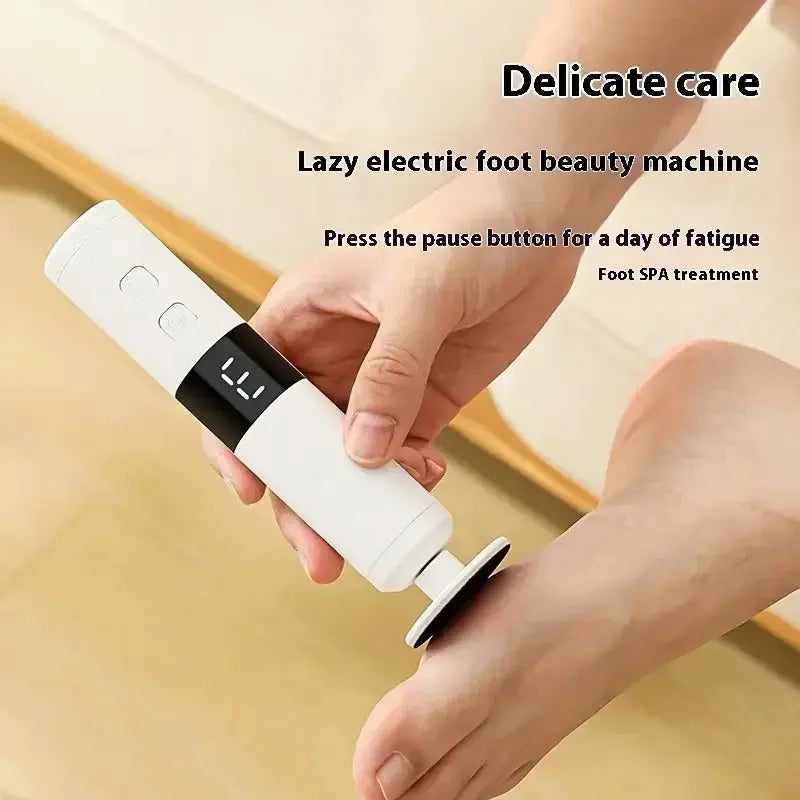 USB charging foot grinder, electric 2-in-1 foot grinder and nail grinder, foot and hand care, multifunctional foot beauty device from PriceLows™