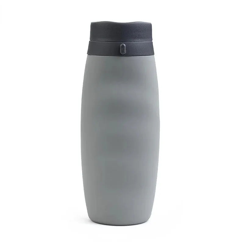 600ml Foldable Water Bottles Soft Flask Sports Drinking Water Bag Collapsible Portable Outdoor Running Camping Travel BPA Free from PriceLows™