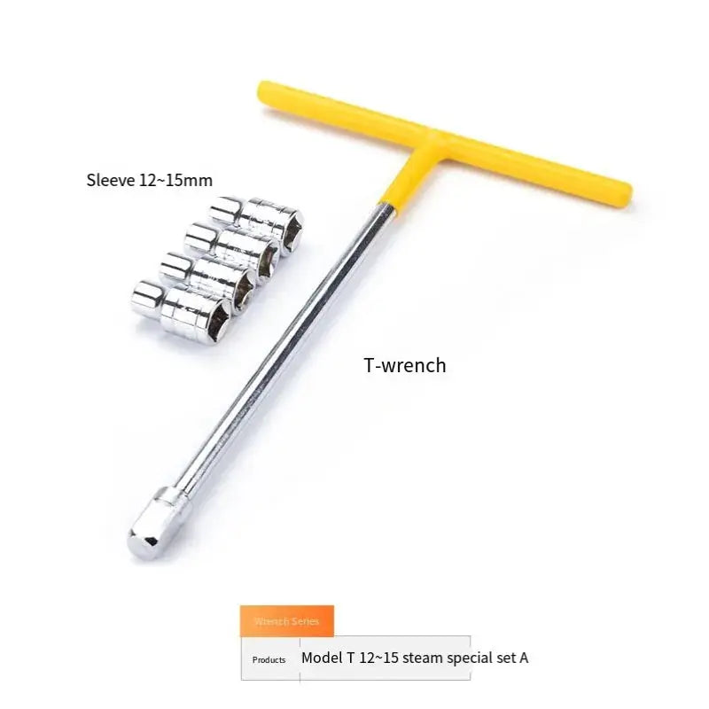 Multi-functional T-type hexagonal socket wrench tool socket spanner set Car hexagonal tyre tool set from PriceLows™