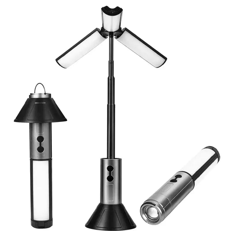 Camping Lantern | USB Rechargeable | LED Bulb | Foldable Stand Base