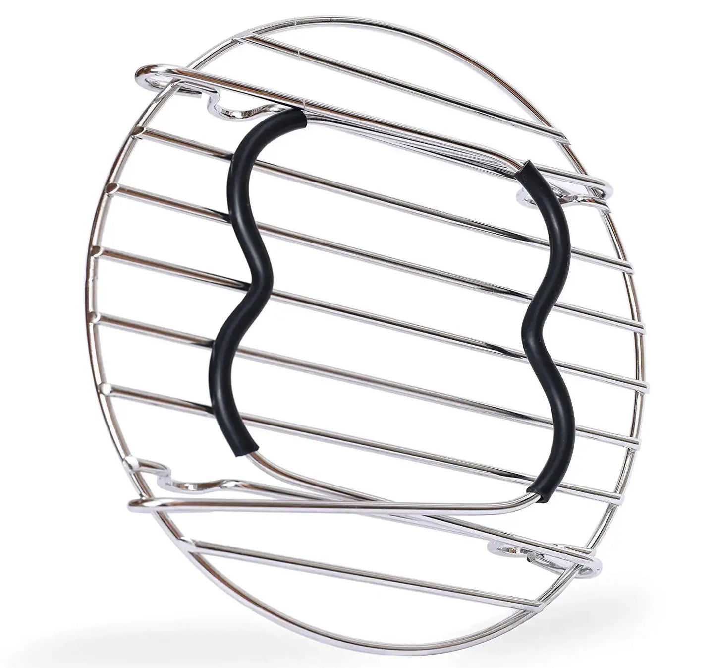 Instant Pot Trivet | Stainless Steel | Heat Resistant Silicone | Fits 5 6 8 Qt