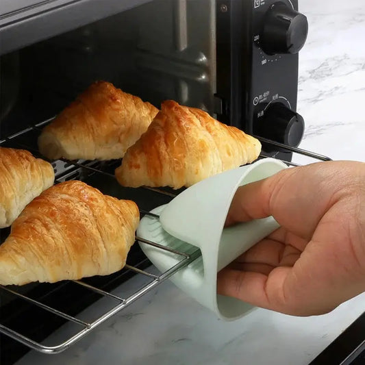 Silicone Oven Mitts | Heat Resistant | Non Slip Grip | Half Set