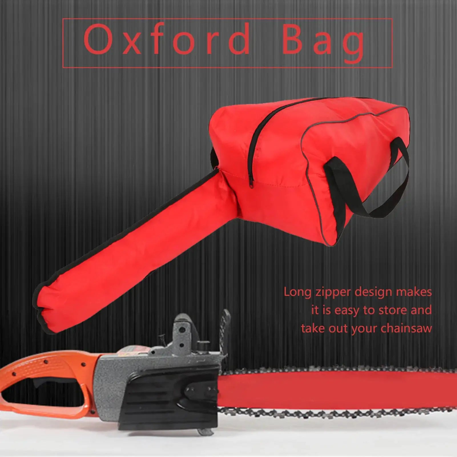 Heavy Duty Chain Saw Storage Bag With Long Zipper Spacious Oxford Tool Bag Ideal For Easy Access/Safe Chain Saw Transportation from PriceLows™