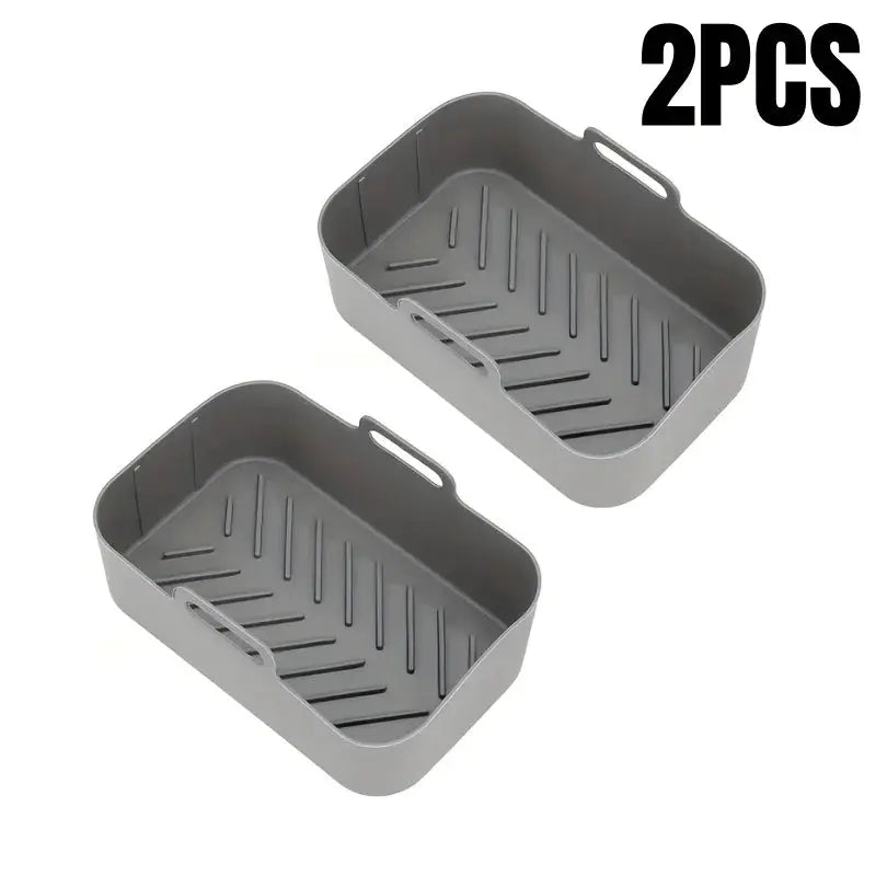 Air Fryer Silicone Tray Liner | Ninja Dual Basket | Reusable | 1 To 2 Pack