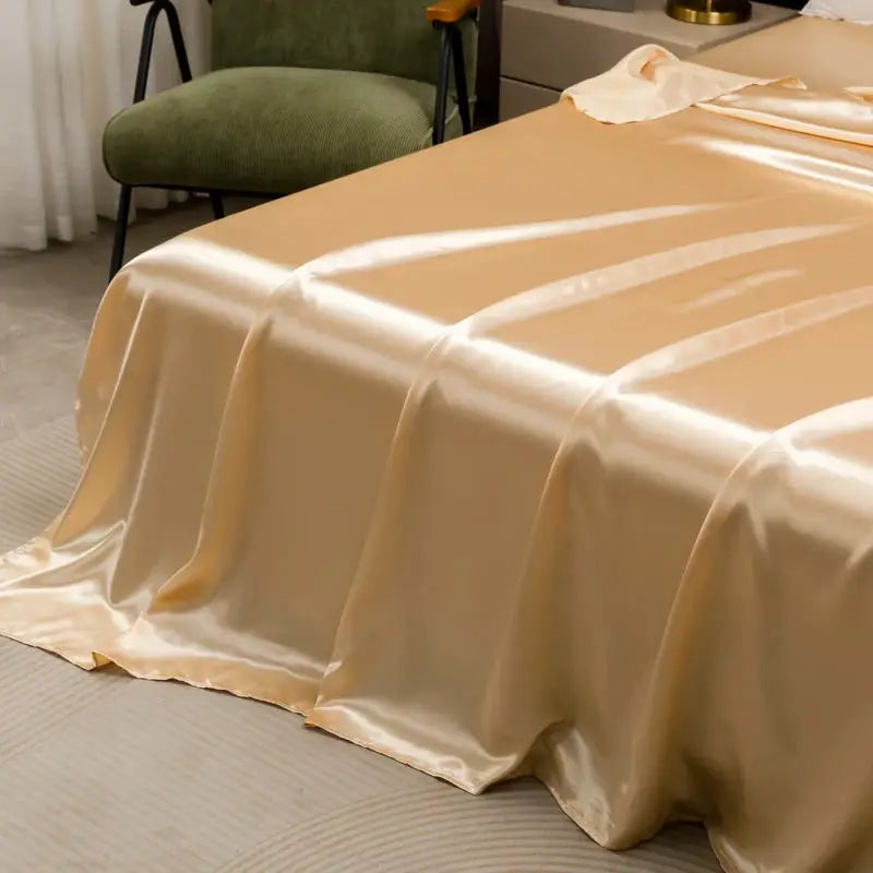 Satin Sheet Set | Solid Color | Soft Silky Finish | Twin Full Queen King