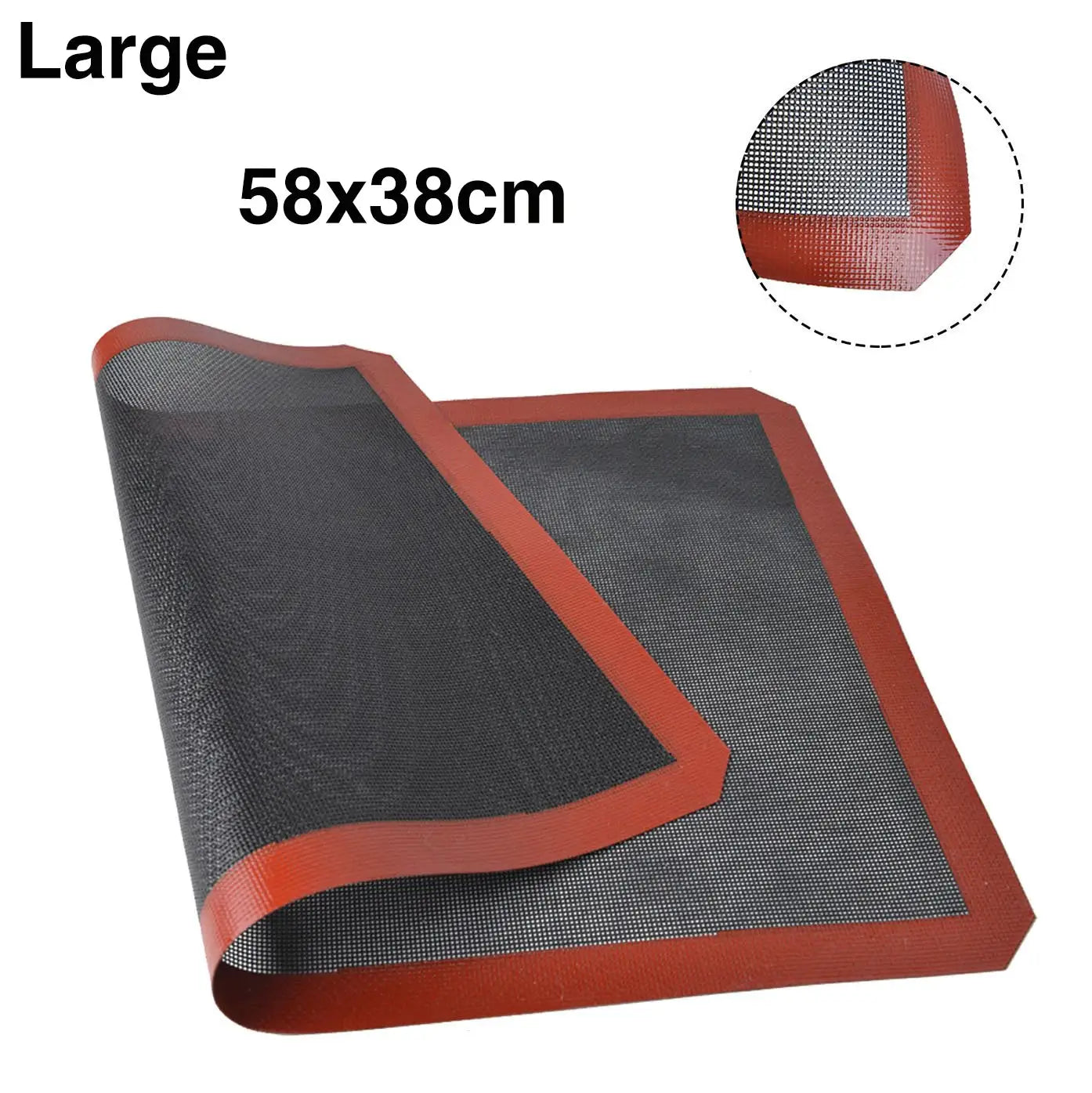 Silicone Baking Mat | Perforated Nonstick Surface | Eclair Macaron Pastry Mold
