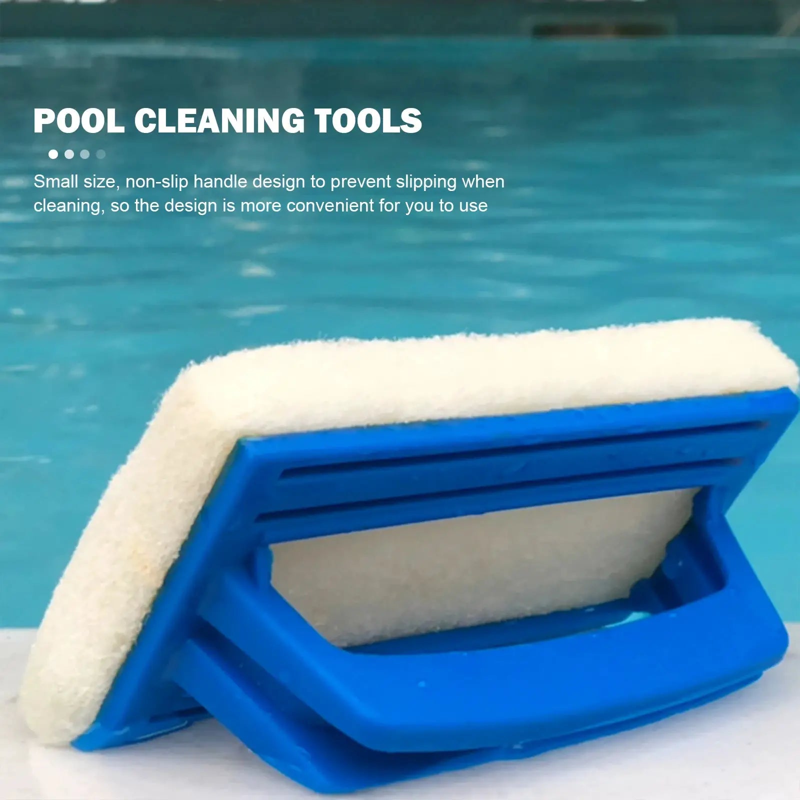 1/3Pcs Hand-Held Swimming Pool Brush with Non Slip Handle Hand Scrubbing Brush Portable Pool Cleaning Brush for Swimming Pool from PriceLows™