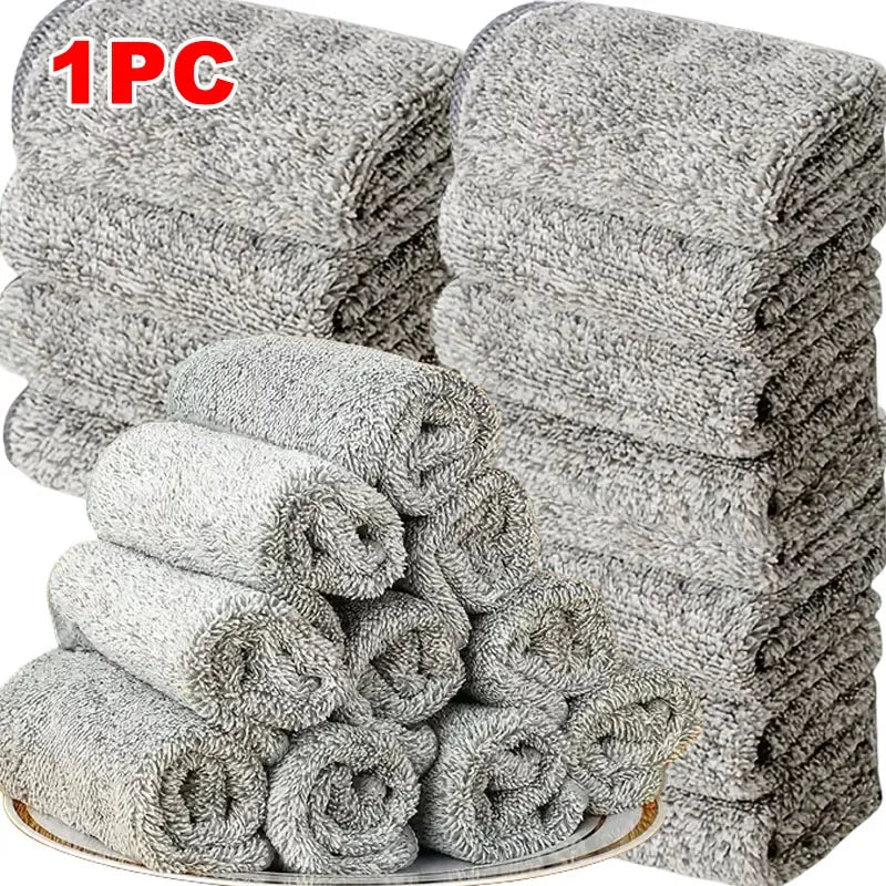 Microfiber Cleaning Cloths | Absorbent | Stain-Removing | One Size