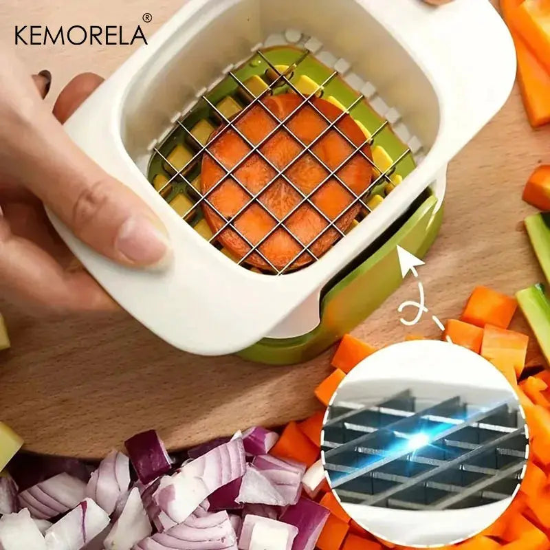 Multifunction Vegetable Chopper | Stainless Steel Blades | Multi Disc Dicer