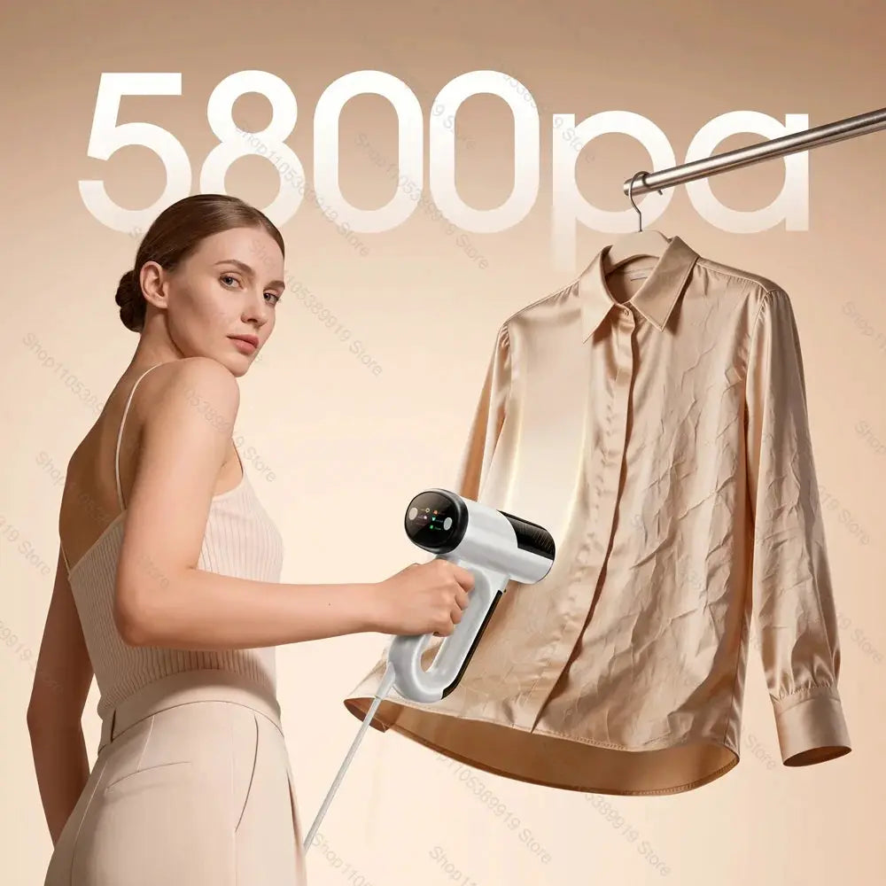 Handheld Garment Steamer | Fast Heating | Powerful Suction | Portable